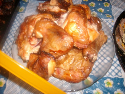 Puropollo al horno con limón